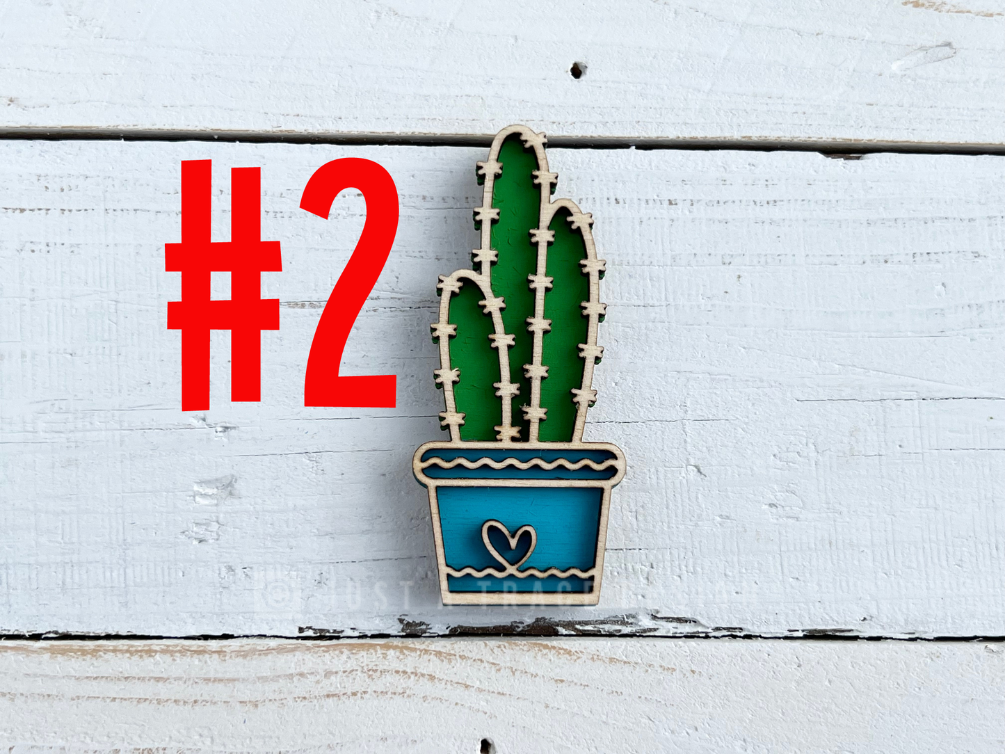 Wooden Cactus Refrigerator Southwestern Magnets - Succulent Magnets - Your Choice of Cactus - Kitchen Decor - Magnet Board - Eco Friendly Gift