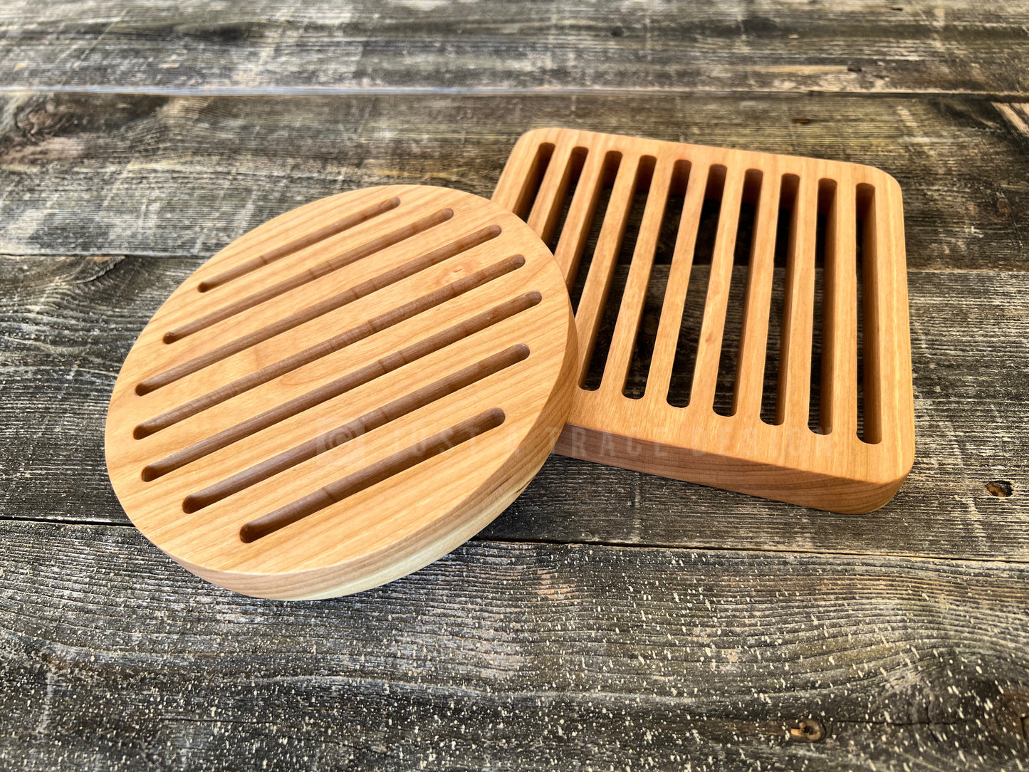 Wooden Trivet, Pot Holder, Hot Plate, Heat Resistant, Wood Trivet, Kitchen Decor, Wood Cookware, Walnut Hardwood, Cherry Hardwood