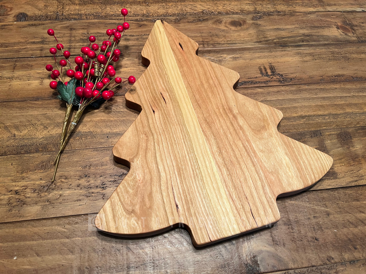 14" Christmas Tree Wood Cutting Board, Christmas Cheese Board, Charcuterie Board, Wood Platter, Wood Serving Board, Housewarming Gift