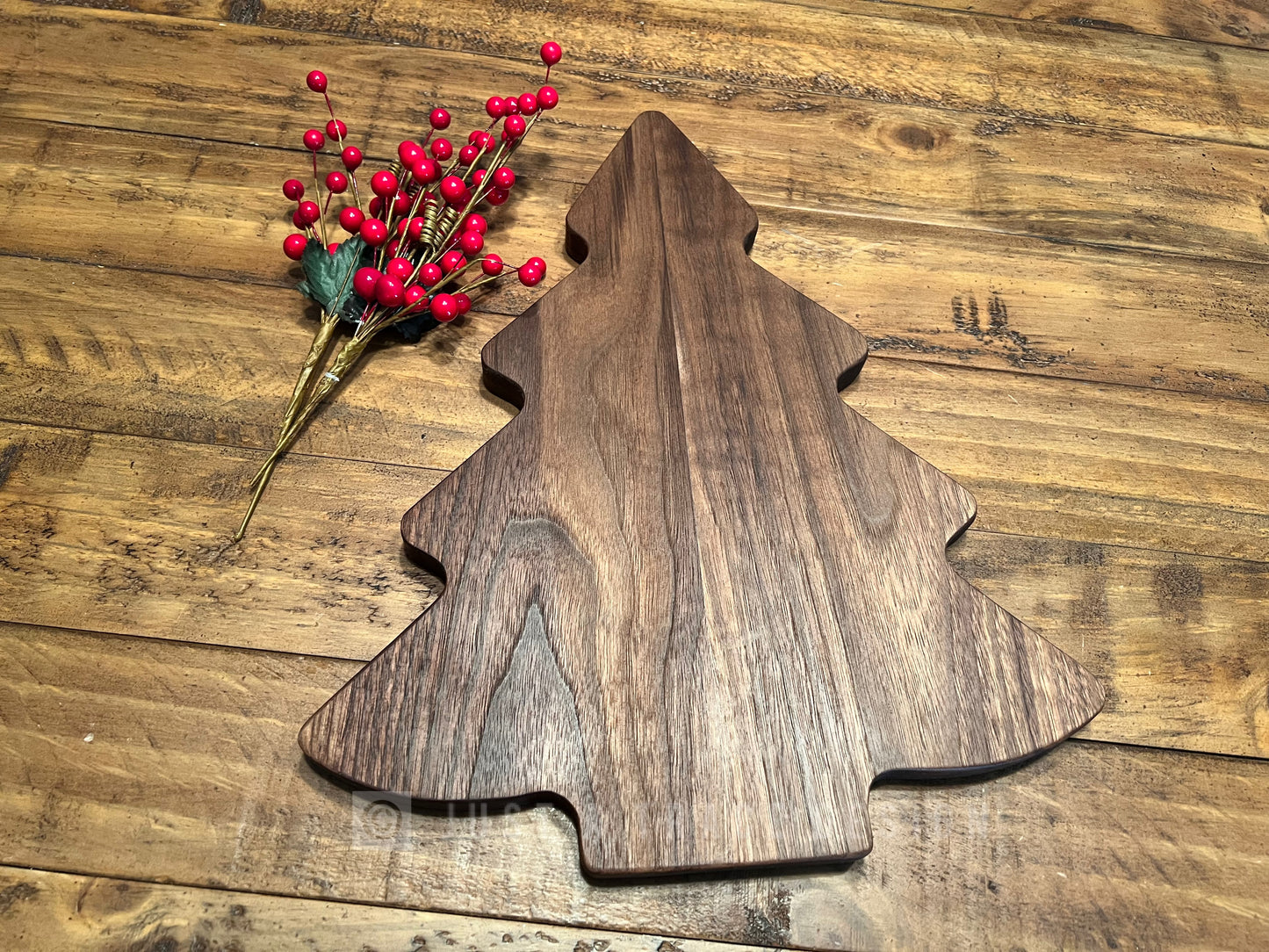 14" Christmas Tree Wood Cutting Board, Christmas Cheese Board, Charcuterie Board, Wood Platter, Wood Serving Board, Housewarming Gift