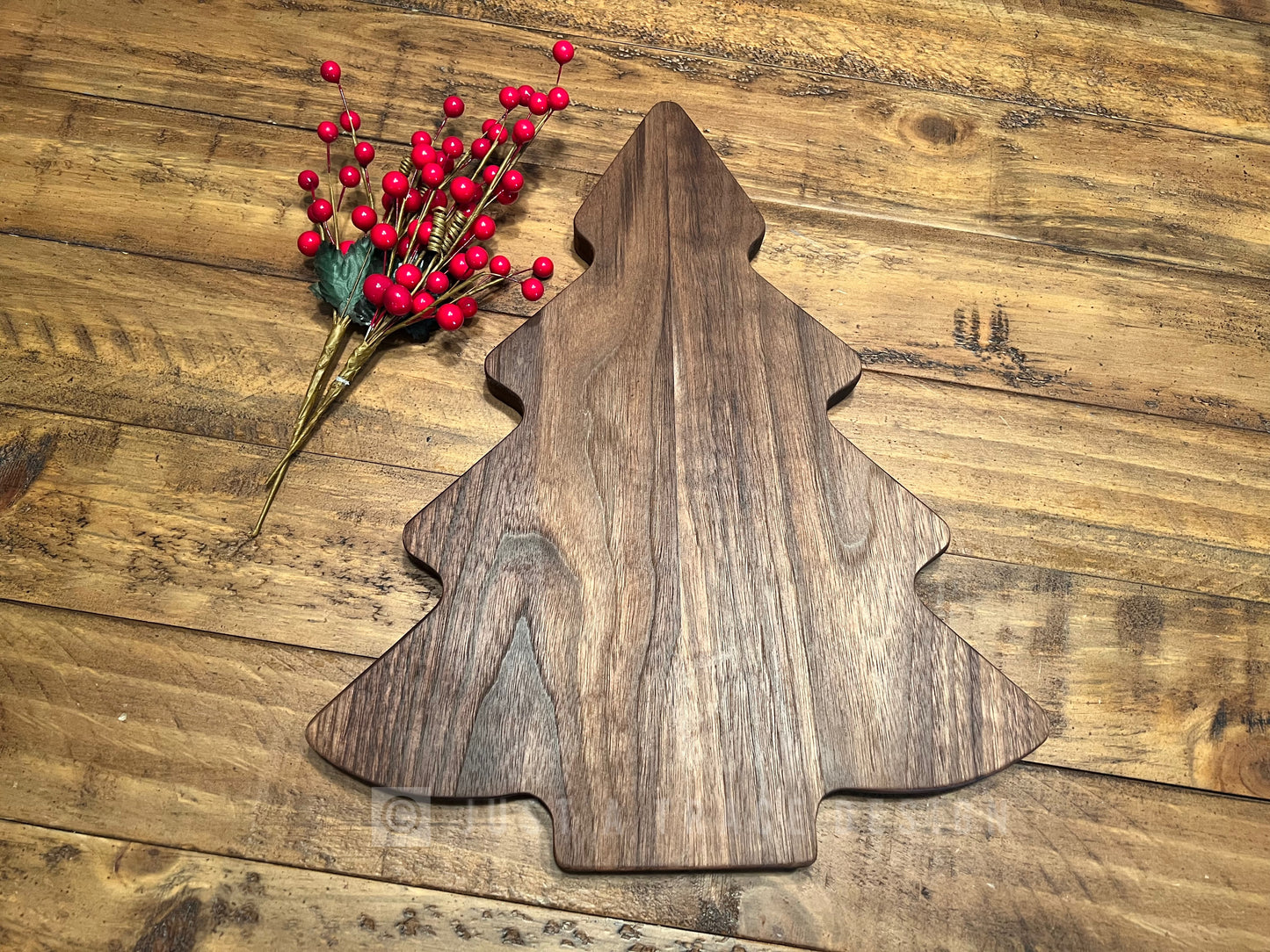 14" Christmas Tree Wood Cutting Board, Christmas Cheese Board, Charcuterie Board, Wood Platter, Wood Serving Board, Housewarming Gift
