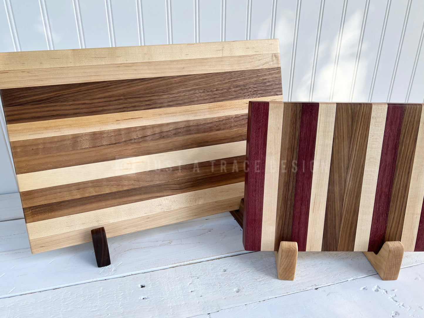 Cutting Board Stand, One Pair, Cutting Board Display, Butcher Block Display, Board Holder, Housewarming Gift, Wedding Gift, Anniversary Gift