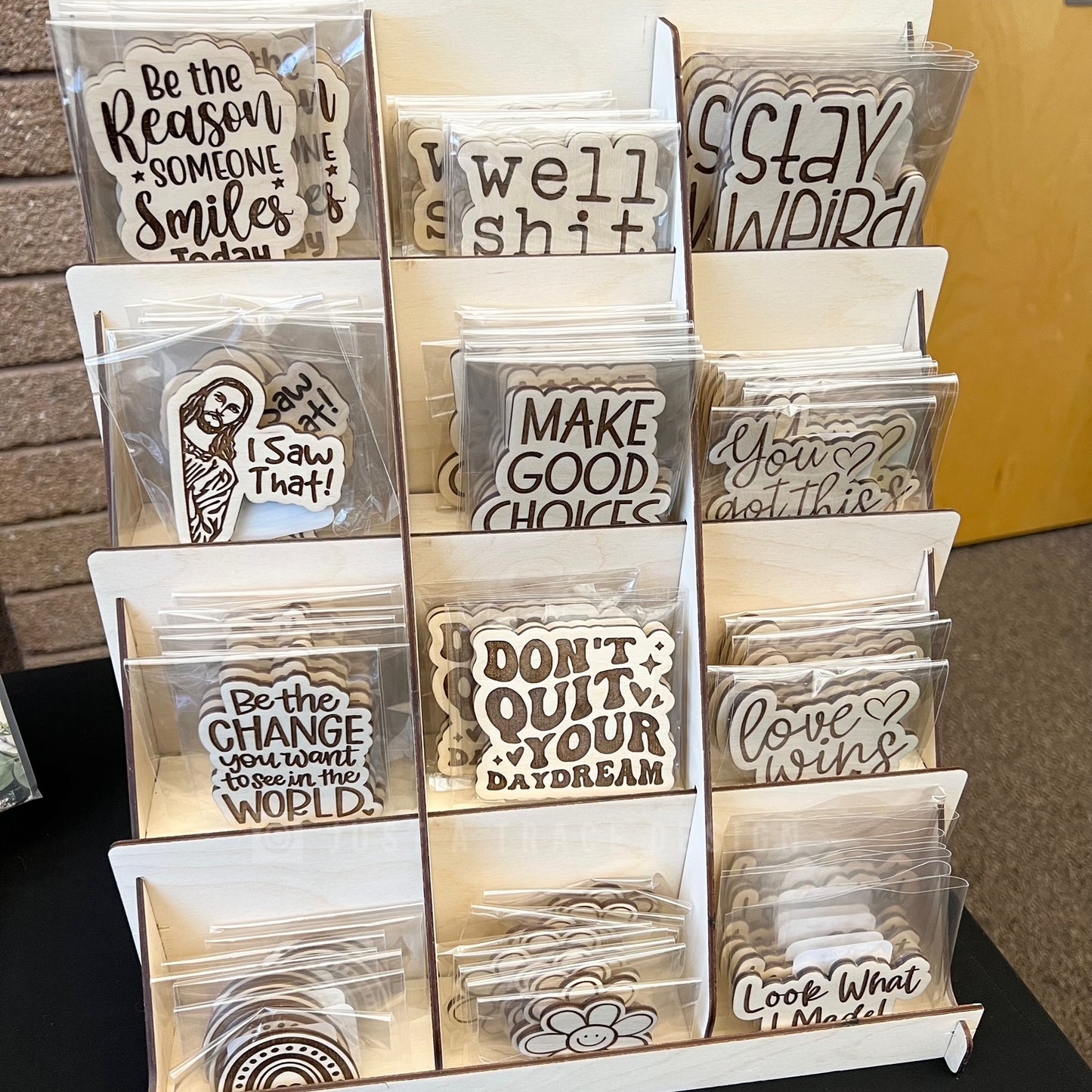 Well Shit Wood Magnet, Funny Fridge Magnet, Magnet Board, Eco Friendly Gift, Office Decor, Refrigerator Magnet, Stocking Stuffer