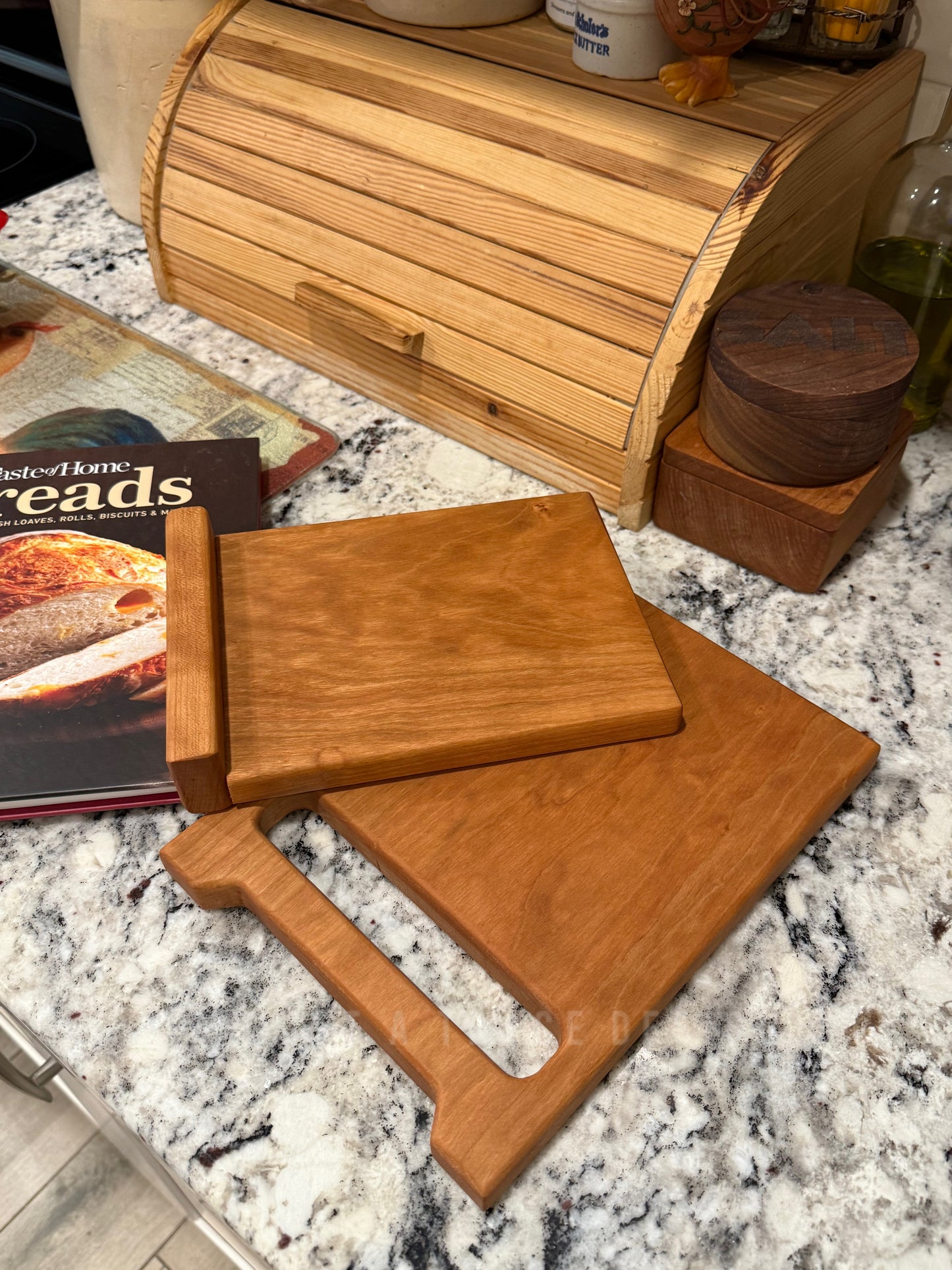 Rustic Wooden Cookbook Holder with Adjustable Stand, Kitchen Book & Tablet Stand, Housewarming Gift, Wedding Gift, Space Saving Design