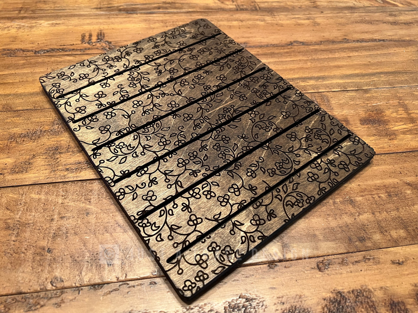 Earring Card Display Stand, 10" x 8", Flat Rack, Earring Card Holder, Jewelry Holder, Pin Holder, Wood Vendor Display, Craft Show Display