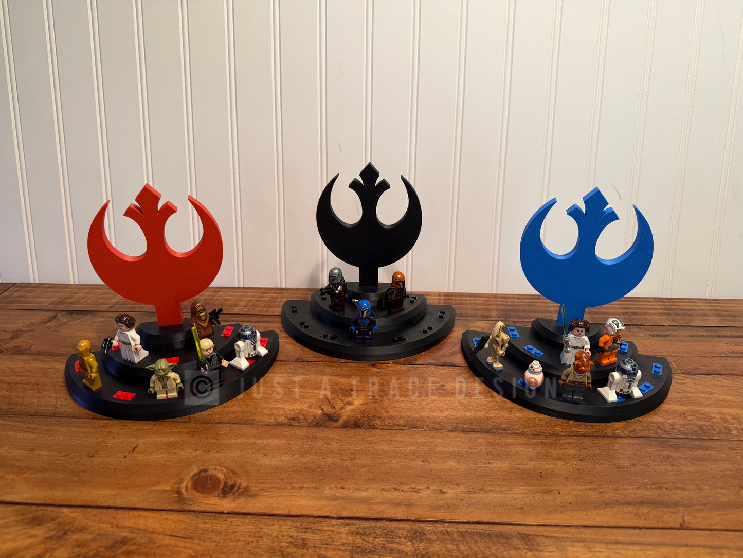 11 Mini Figure Display Stand for Lego®, Rebel Display Stand, Your Choice of Color, Mini Figure Display Stand, Custom Collectible Holder