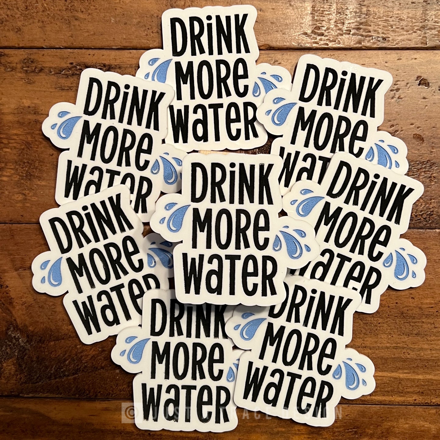 Drink More Water Acrylic Magnet, Hydrate, Inspirational Fridge Magnet, Refrigerator Magnet, Magnet Board, Office Decor, Stocking Stuffer