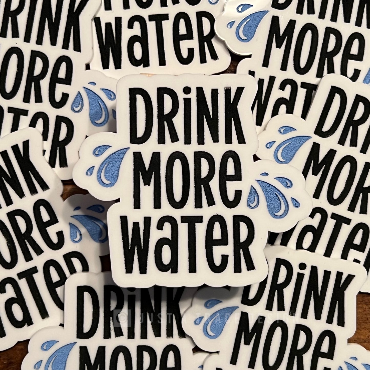 Drink More Water Acrylic Magnet, Hydrate, Inspirational Fridge Magnet, Refrigerator Magnet, Magnet Board, Office Decor, Stocking Stuffer