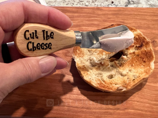 Cheese Spreader, Wood Handle Cheese Spreader, Cheese Board, Grazing Board, Cut The Cheese Spreader, Foodie Gift, Housewarming, Wedding Gift