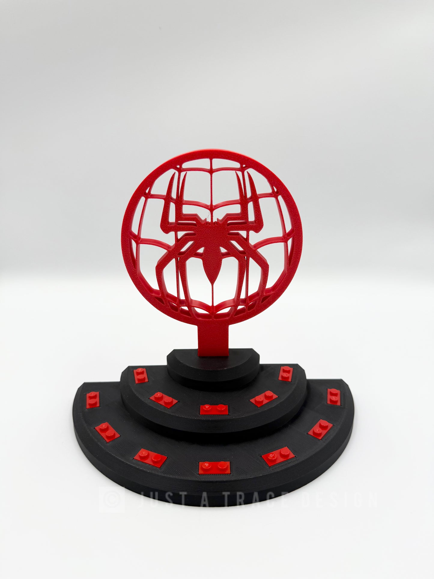 Spiderman Mini Figure Display Stand, 3D Printed PLA, Holds 11 Minifigures