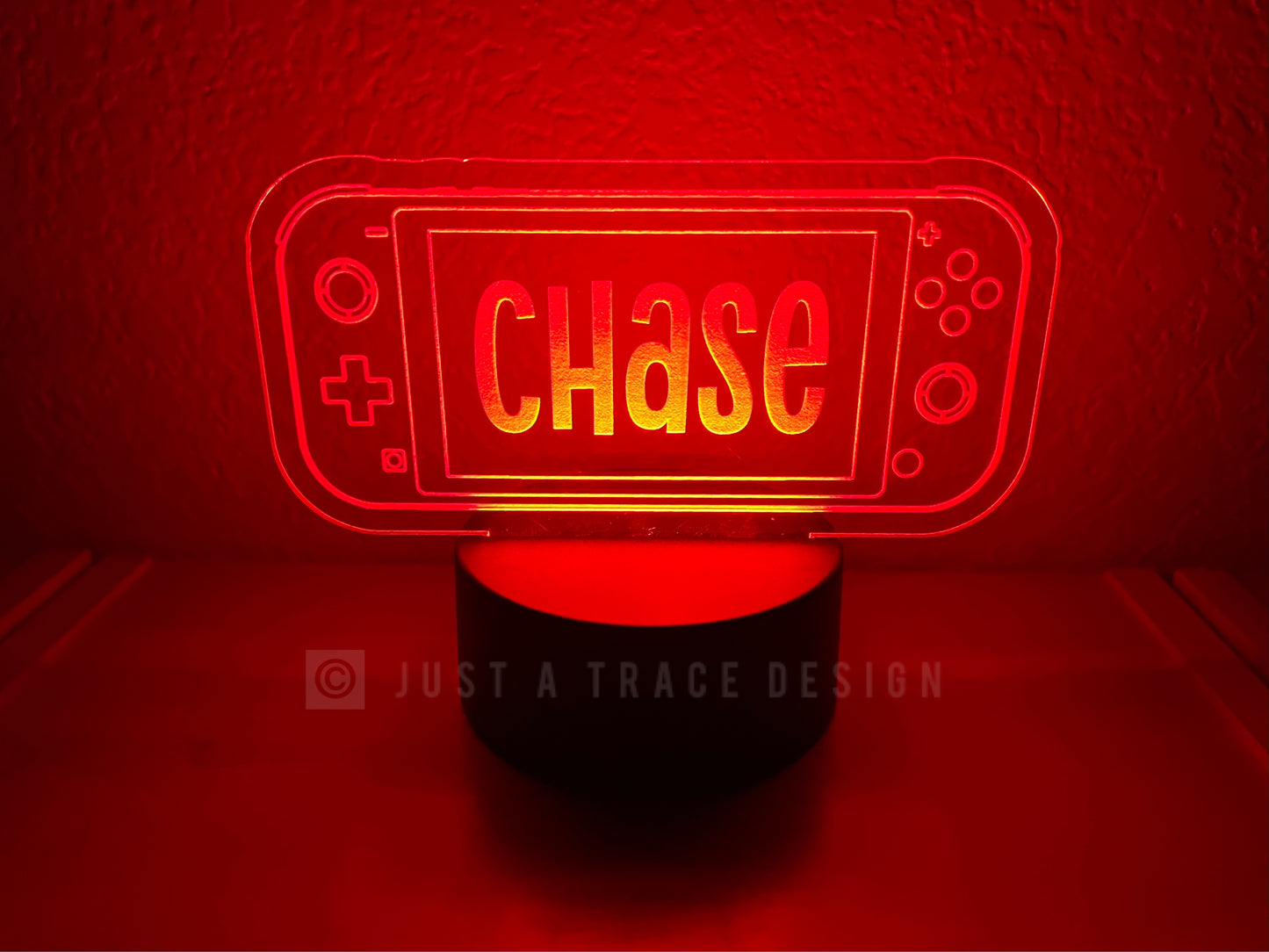 Switch Gamer Name Sign, Video Games, Controller, Switch, Personalized Night Light, Kids Night Light, Name Night Light, Acrylic Nightlight
