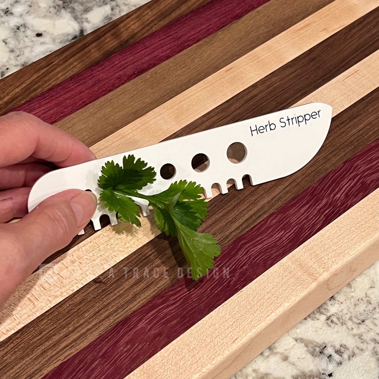 Herb Stripper Acrylic Leaf Stripper, Chef Gift Foodie Gift Plastic Cooking Tool, Housewarming Hostess Gift, Herbs and Vegetable Home Decor