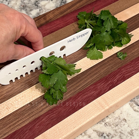 Herb Stripper Acrylic Leaf Stripper, Chef Gift Foodie Gift Plastic Cooking Tool, Housewarming Hostess Gift, Herbs and Vegetable Home Decor