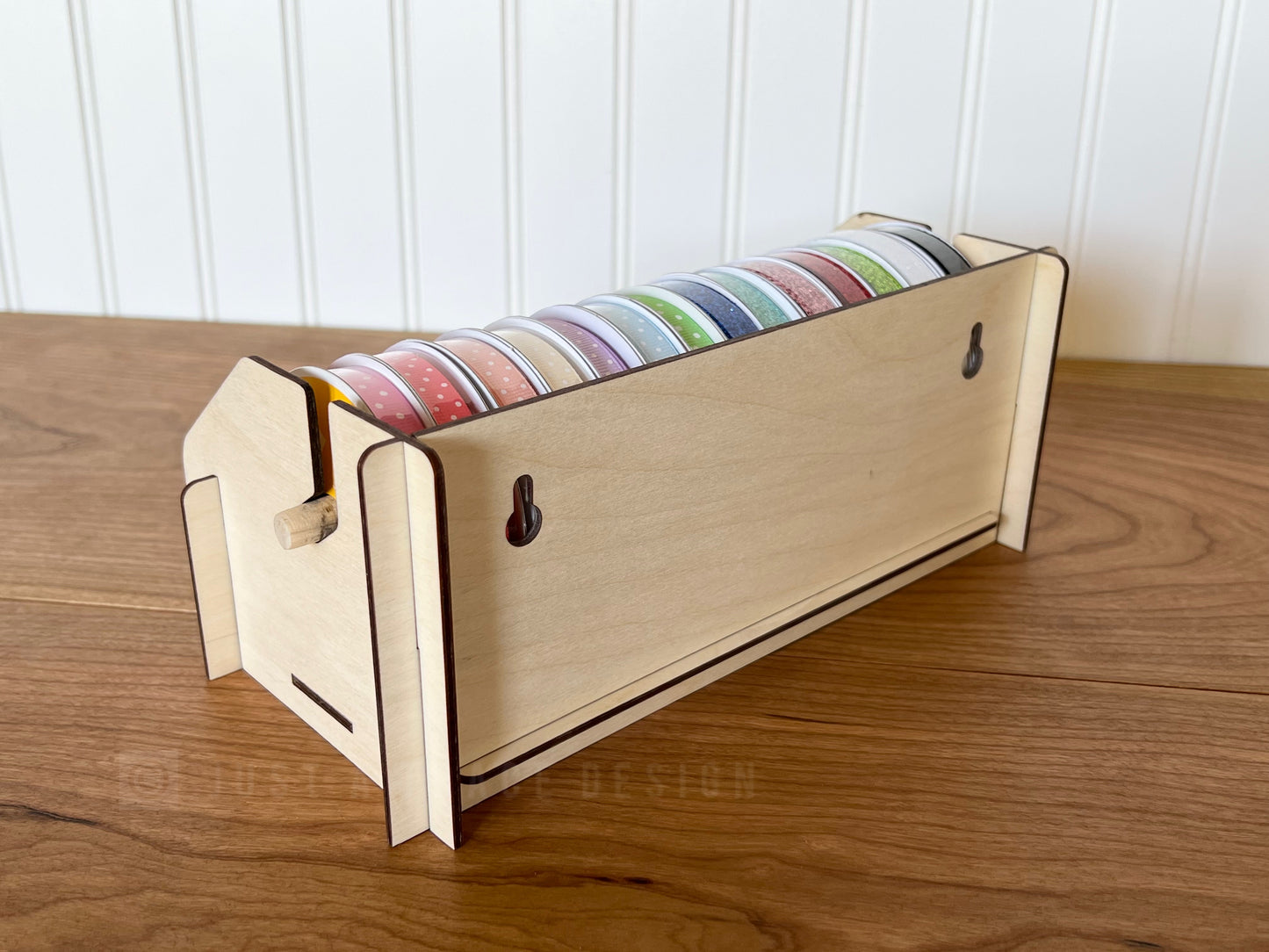 Ribbon Holder, Ribbon Dispenser, Ribbon Caddy, Ribbon Organizer, Storage, Ribbon Display, Portable Display, Compact Holder, Sticker Holder