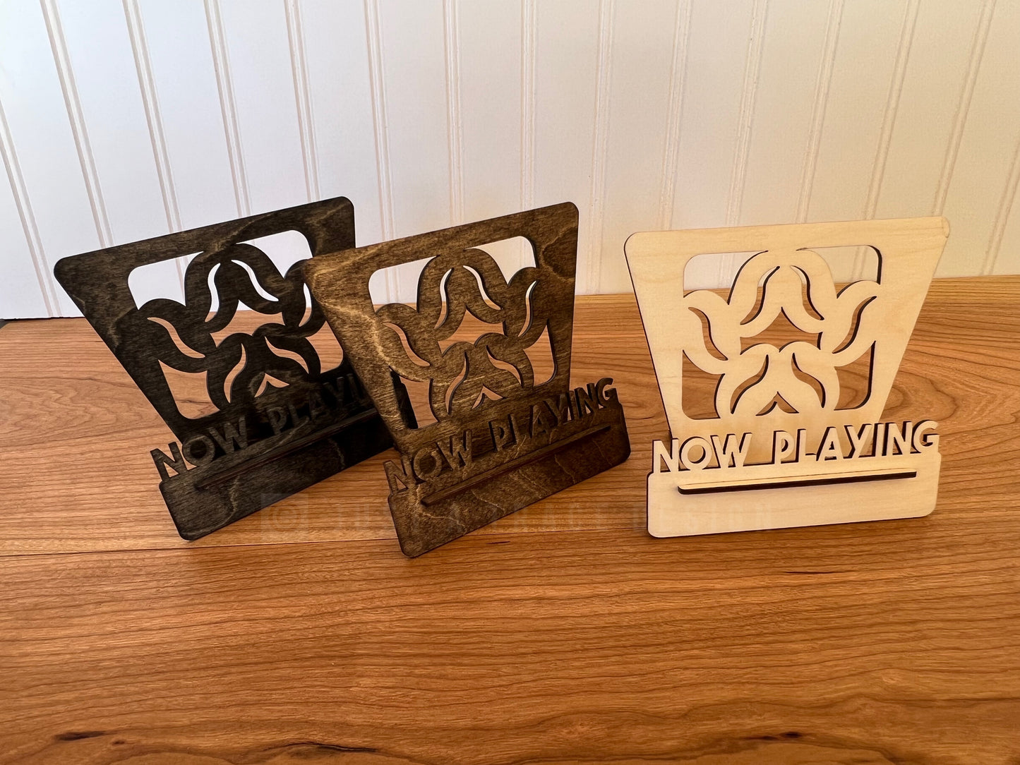 Now Playing CD Stand CD Display, Compact Disk Display, Album Music Compact Disk Holder, Free Standing CD Display, Wooden Home Decor