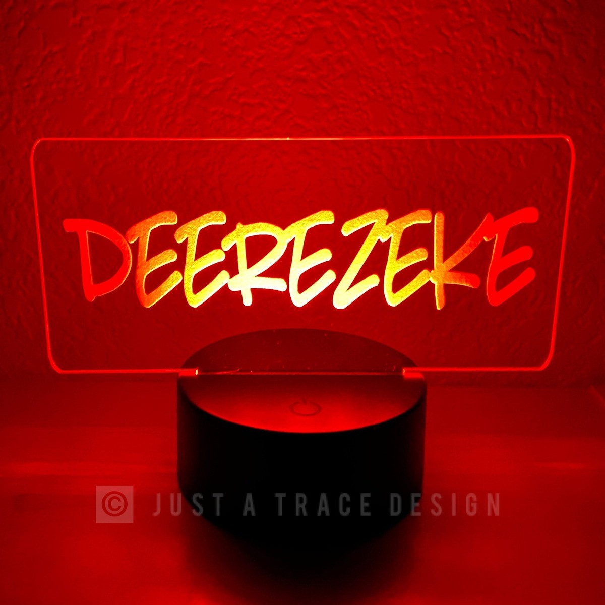 Personalized Gamer Tag Name Sign, Gamertag, Gaming Name LED Night Lamp, Personalized Tag, Online Gaming, Gametag LED Sign, Gamer Light Sign