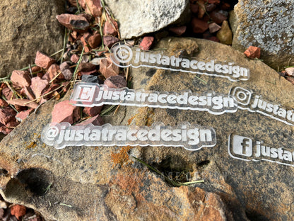 Custom Business Name or Social Media Photo Prop, Watermark Tag, Name Tag, Acrylic Tag, Wood, Social Media Post, Photography, 3D Logo Tag