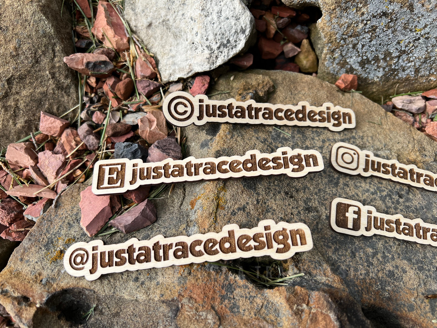 Custom Business Name or Social Media Photo Prop, Watermark Tag, Name Tag, Acrylic Tag, Wood, Social Media Post, Photography, 3D Logo Tag