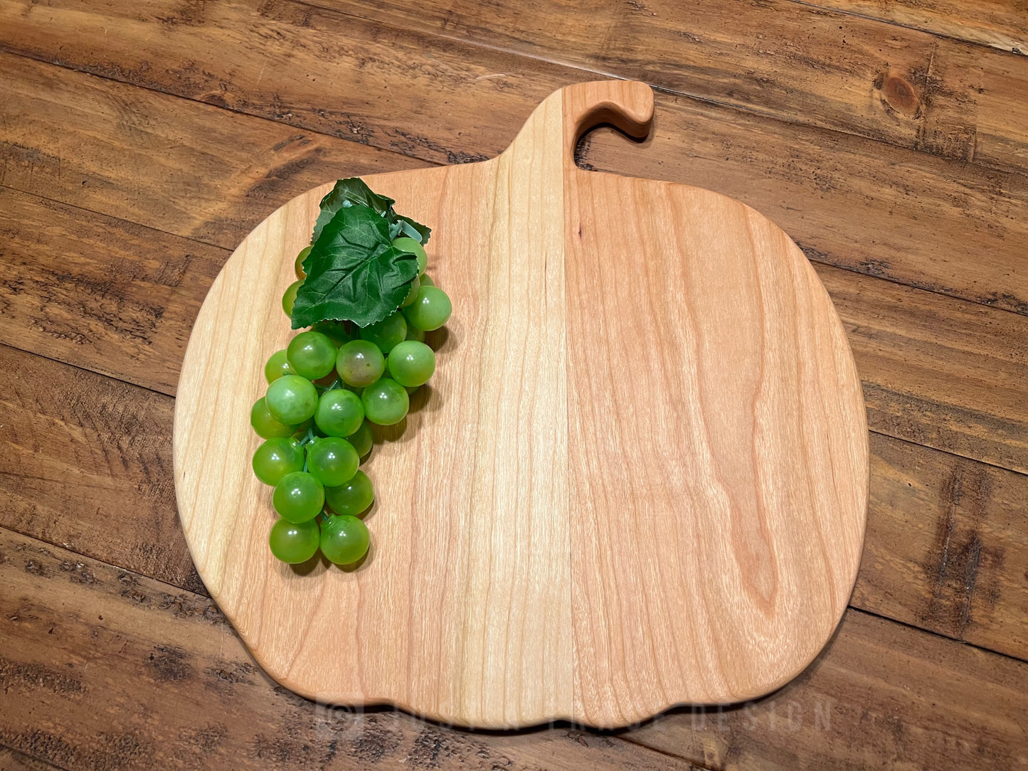 13" Cherry Pumpkin Board, Charcuterie Board, Wood Platter, Serving Tray, Fall Board, Thanksgiving Board,