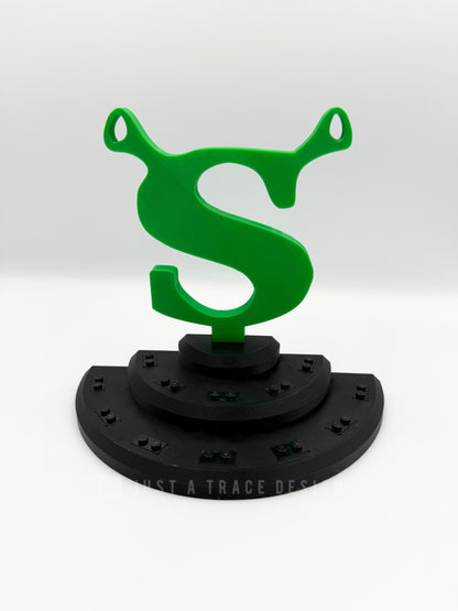 Shrek Ogre Mini Figure Display Stand, Collector Display, Figure Stand, 3D Printed, Holds 12 Mini Figures
