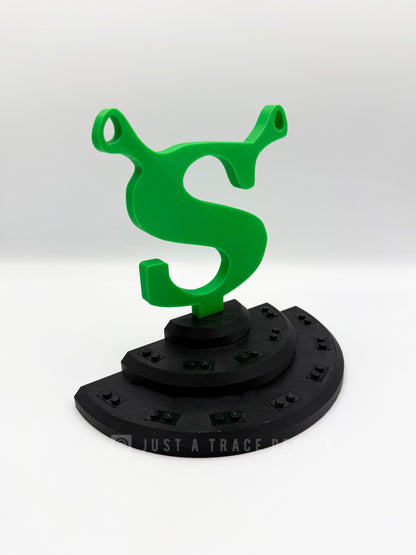Shrek Ogre Mini Figure Display Stand, Collector Display, Figure Stand, 3D Printed, Holds 12 Mini Figures