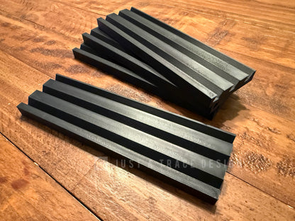 Individual Domino Holders, Plastic Domino Holder, Limited Dexterity Domino Holder, Family Game Night,  Row Display, Mexican Train Game