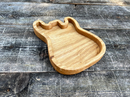 Guitar Catchall Tray, Ring Dish, Jewelry Tray, Earring Tray, Valet Tray, Trinket Tray, Guitar Pick Tray, EDC Tray,  Guitar Shape Tray