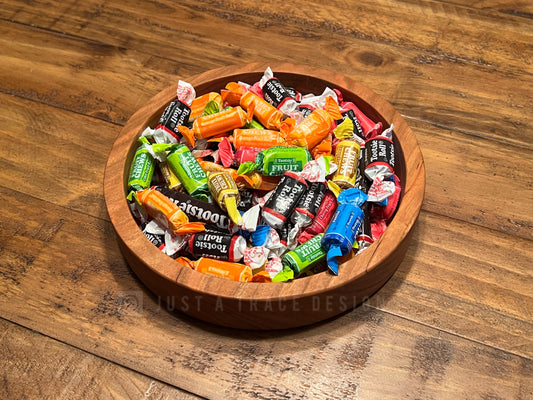 Wooden Round Candy or Snack Tray