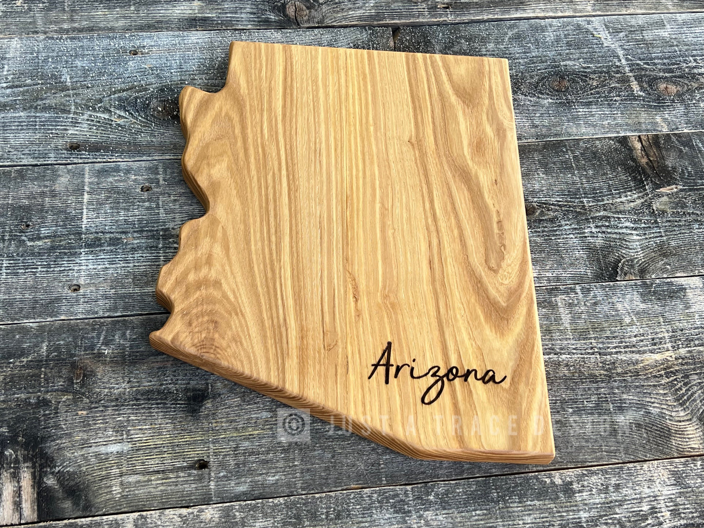 13 1/2 x 10 1/2" x 3/4" Arizona State Shaped Cutting Board, Charcuterie Board, Housewarming Gift, Wedding Gift, Walnut, Cherry or Ash Wood