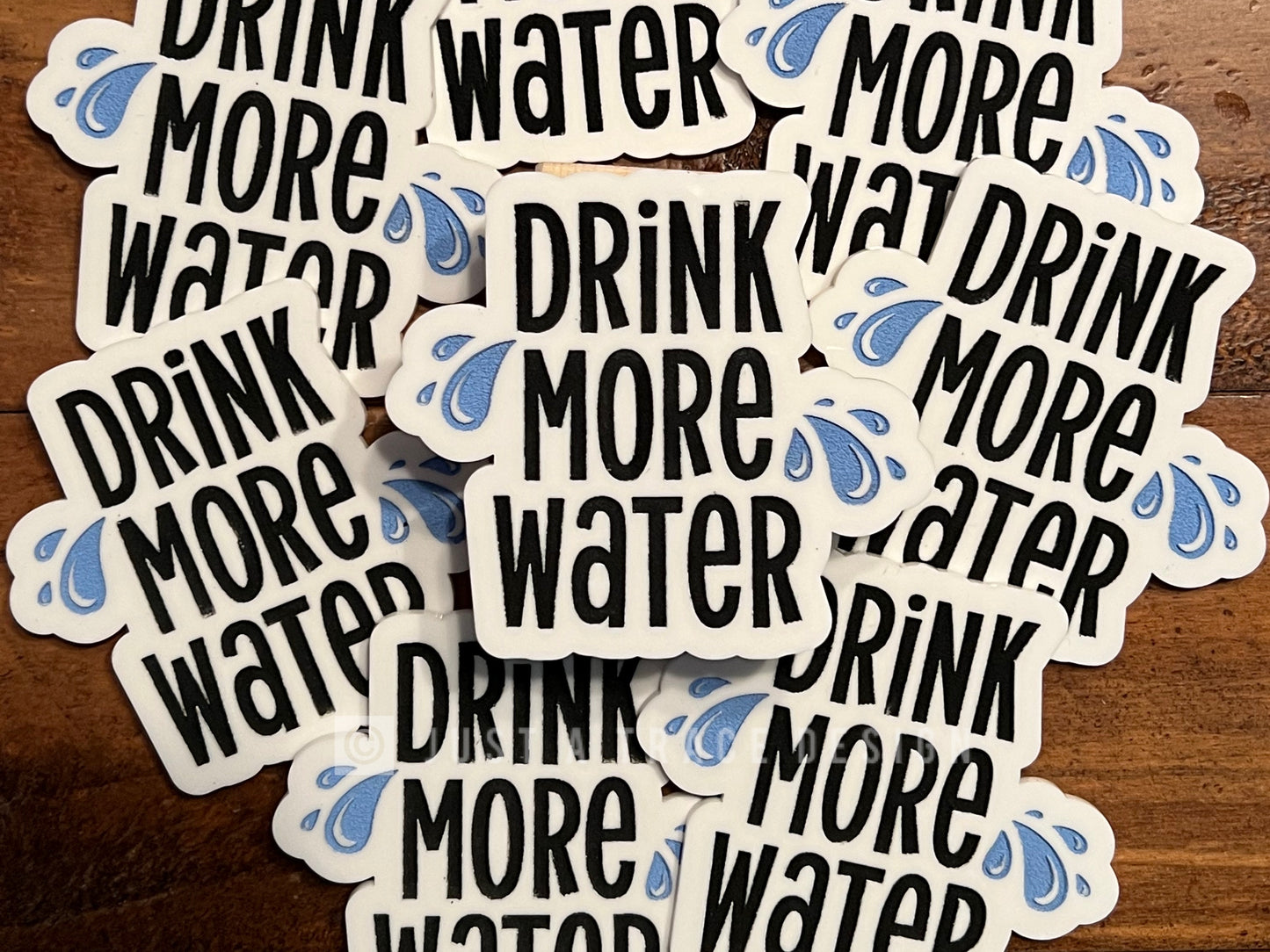 Drink More Water Acrylic Magnet, Hydrate, Inspirational Fridge Magnet, Refrigerator Magnet, Magnet Board, Office Decor, Stocking Stuffer