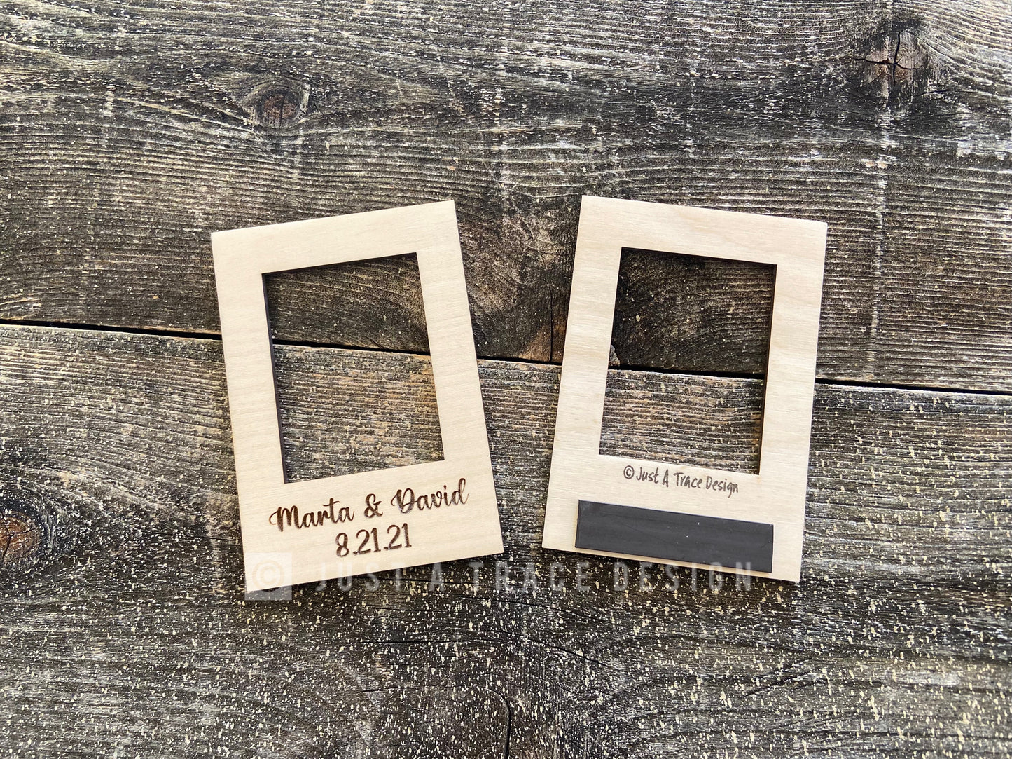 Bulk Mini Personalized Picture Frame, Instax Photo Frame, Wedding Favor, Vacation Frame, Bridesmaid Gift, Refrigerator Magnet, Travel Agent Gift, Bridal Shower
