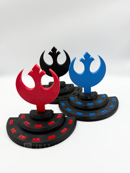 11 Mini Figure Display Stand for Lego®, Rebel Display Stand, Your Choice of Color, Mini Figure Display Stand, Custom Collectible Holder