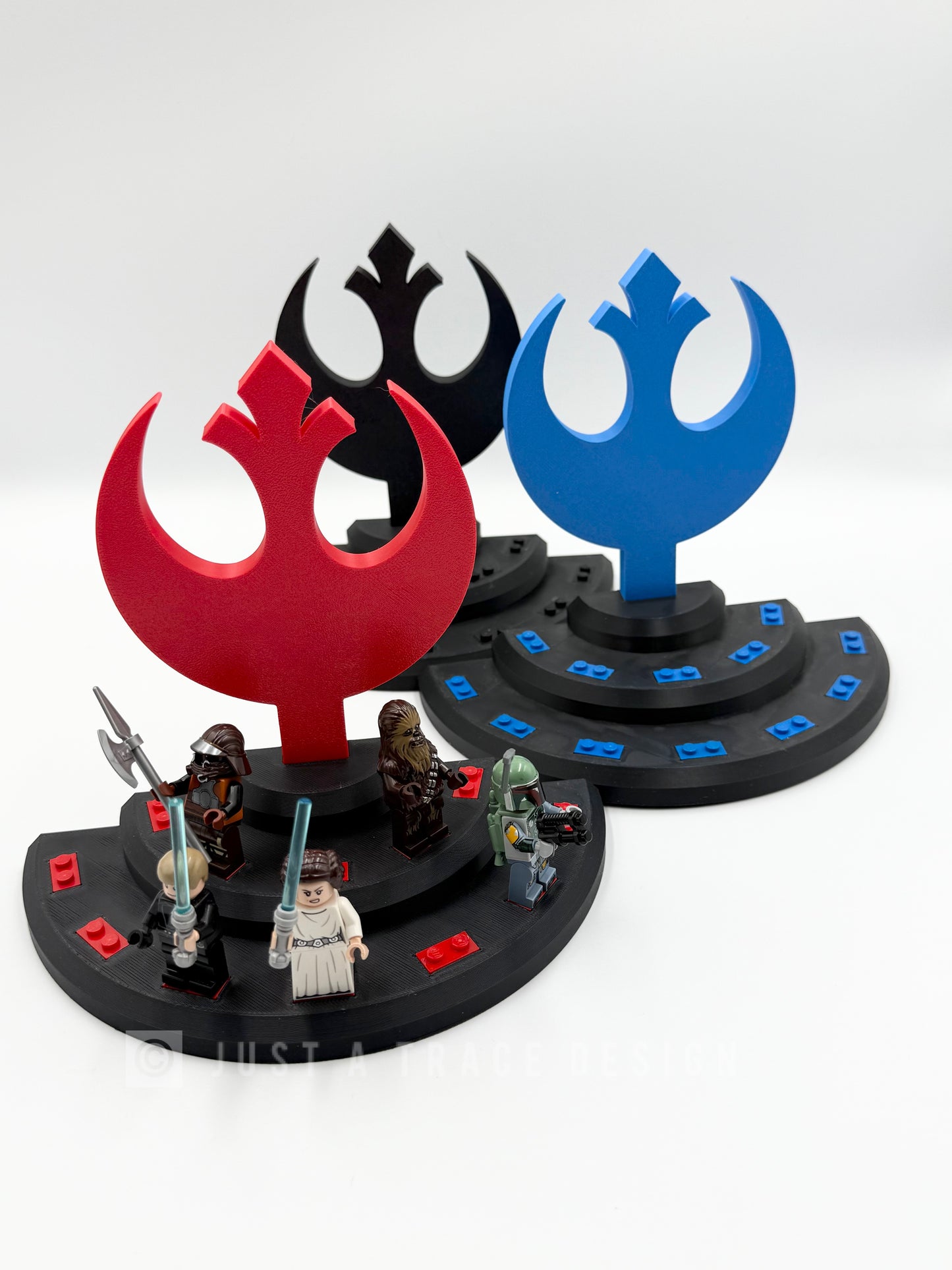 11 Mini Figure Display Stand for Lego®, Rebel Display Stand, Your Choice of Color, Mini Figure Display Stand, Custom Collectible Holder