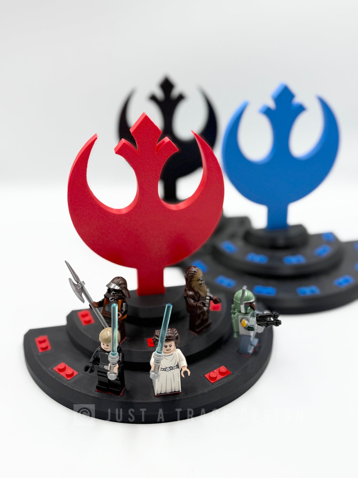 11 Mini Figure Display Stand for Lego®, Rebel Display Stand, Your Choice of Color, Mini Figure Display Stand, Custom Collectible Holder