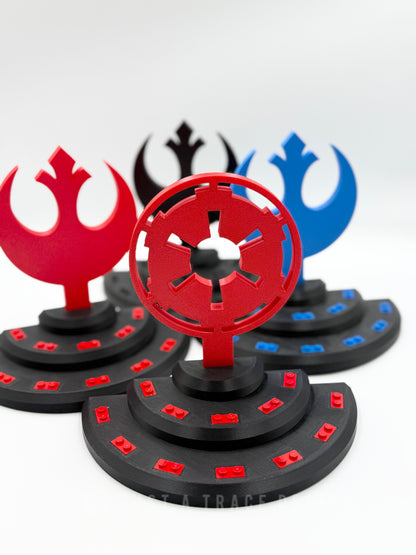 11 Mini Figure Display Stand for Lego®, Rebel Display Stand, Your Choice of Color, Mini Figure Display Stand, Custom Collectible Holder