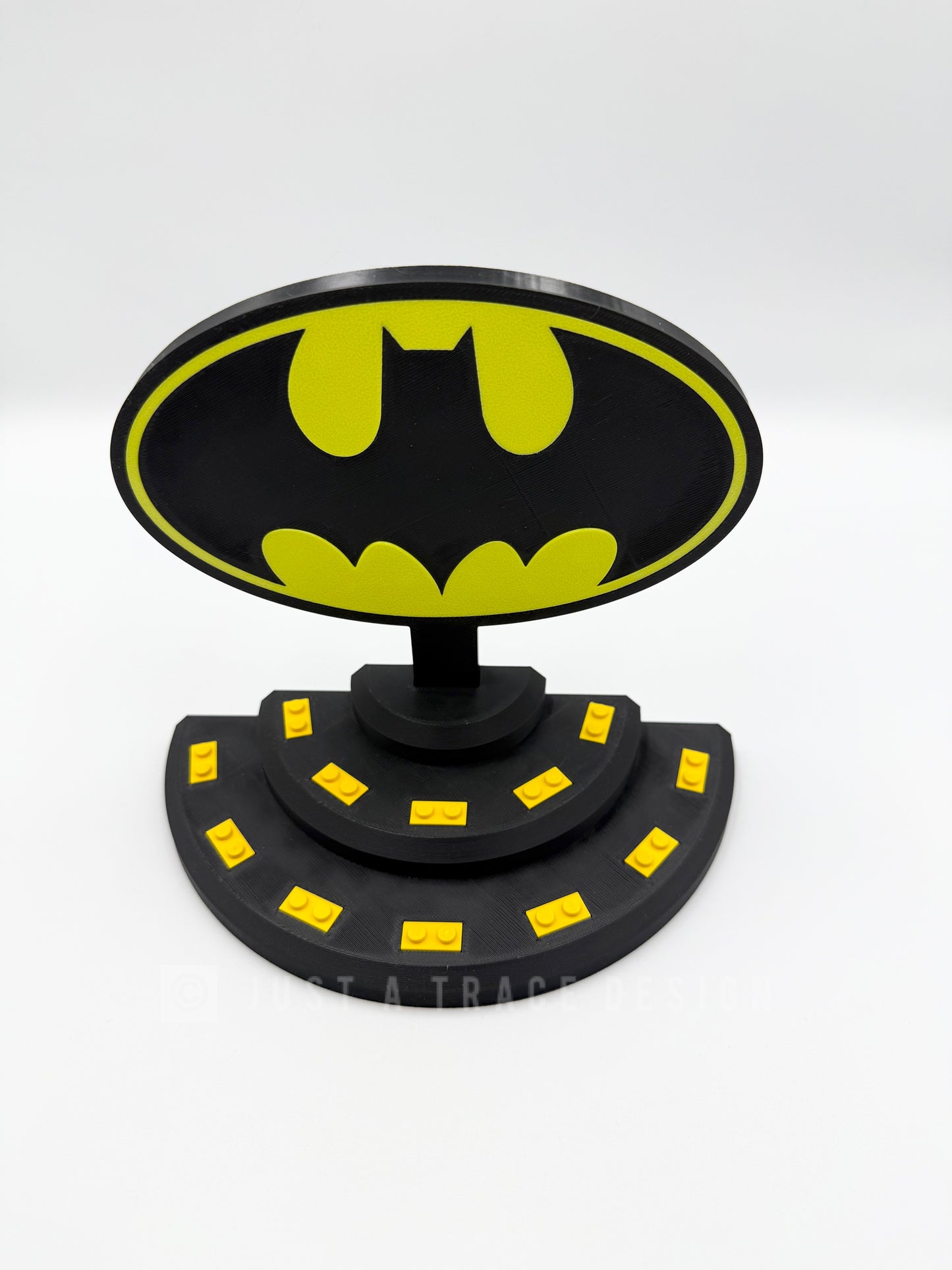 Batman Mini Figure Display Stand, Brick 3D Printed, Holds 11 Figures