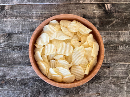 11" Wooden Snack Bowl, Chip Bowl, Popcorn Bowl, Nut Dish, Appetizer Dish, Wood Platter, Serving Tray, Wedding Gift, Handmade Gift