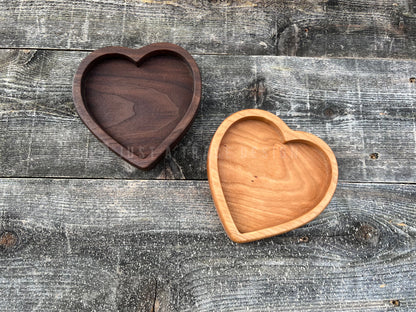 Heart Ring Dish, Catchall Tray, Ring Dish, Jewelry Tray, Earring Tray, Valet Tray, Trinket Tray, Everyday Carry Tray, EDC Tray