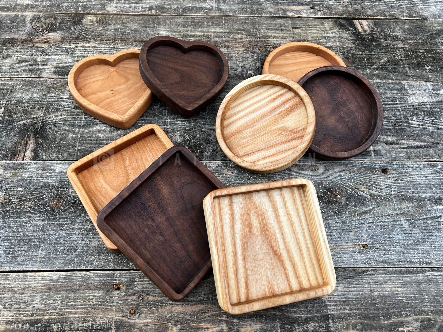 Heart Ring Dish, Catchall Tray, Ring Dish, Jewelry Tray, Earring Tray, Valet Tray, Trinket Tray, Everyday Carry Tray, EDC Tray