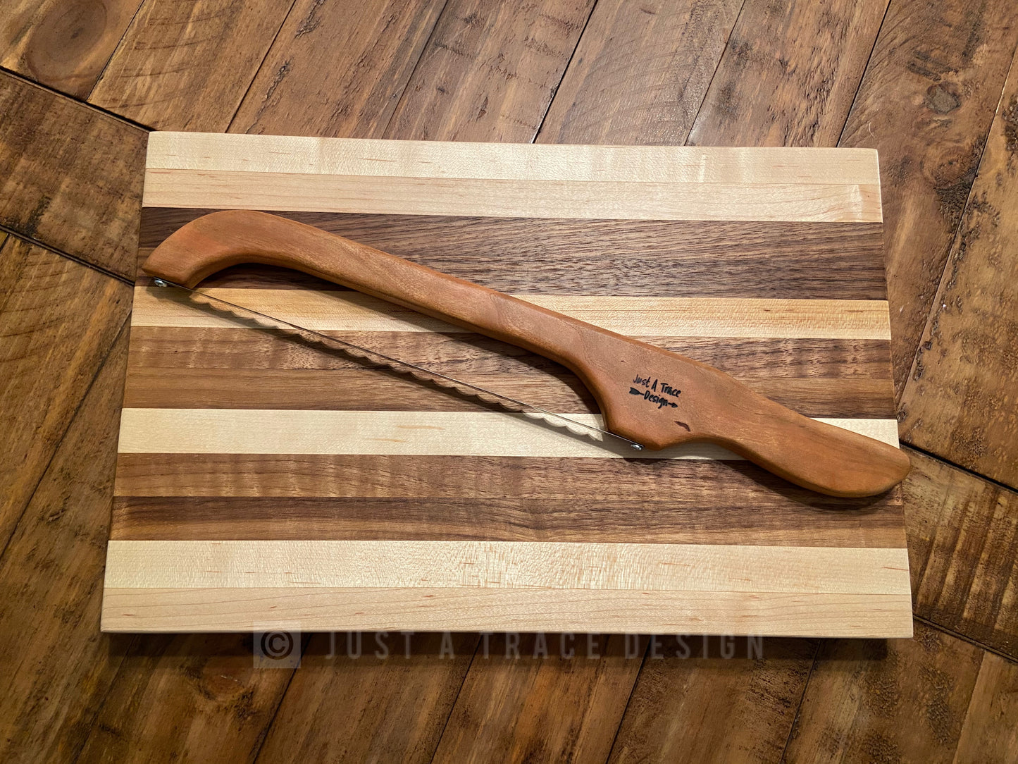 Bow Bread Knife, Wood Bread Knife, Fiddle Bread Knife, Wooden Bread Knife, Foodie Gift, Housewarming Gift, Wedding Gift, Anniversary Gift