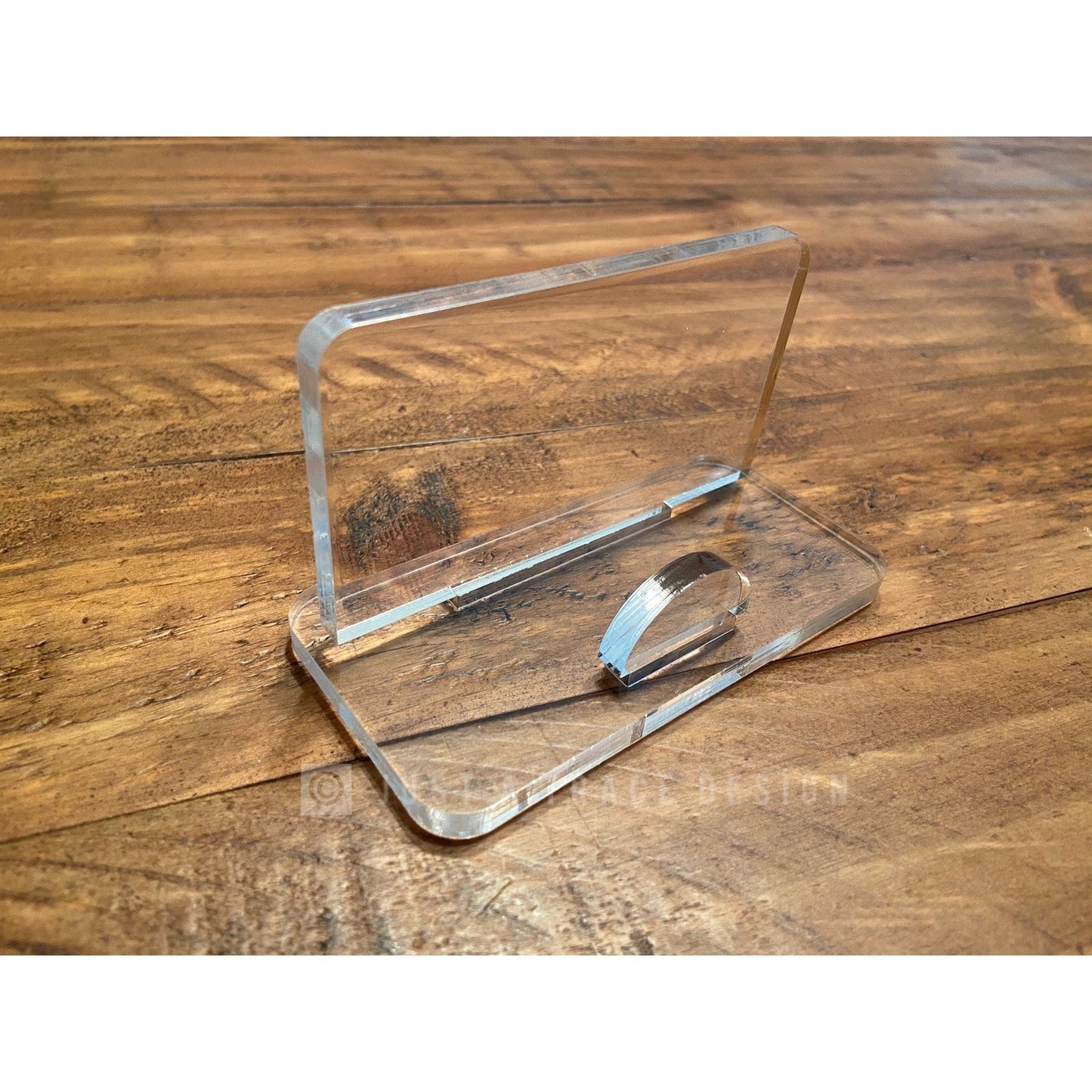 Acrylic Business Card Holder | Office Desk Accessory | Display Stand | Storage
